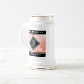 Chope À Bière Elégante 35ème anniversaire de Mariage de corail (Devant gauche)