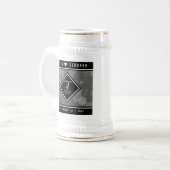 Chope À Bière Élégante fête du 4e anniversaire du Mariage de lin (Devant gauche)