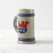 Chope À Bière Eléphant républicain mort (Devant gauche)