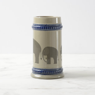 Chope À Bière Eléphants