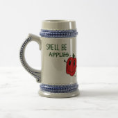 Chope À Bière ELLE SERA APPLES Stein (Gauche)