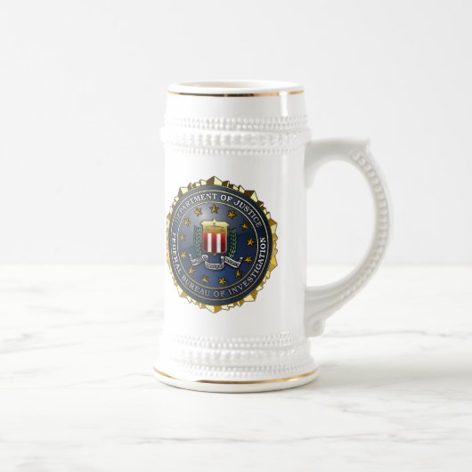 Chope À Bière Emblème de FBI (Droite)