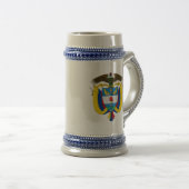 Chope À Bière emblème de la colombie (Devant droit)