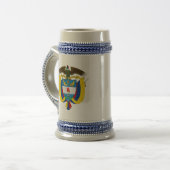 Chope À Bière emblème de la colombie (Devant gauche)