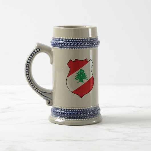 Chope À Bière emblème du liban (Gauche)