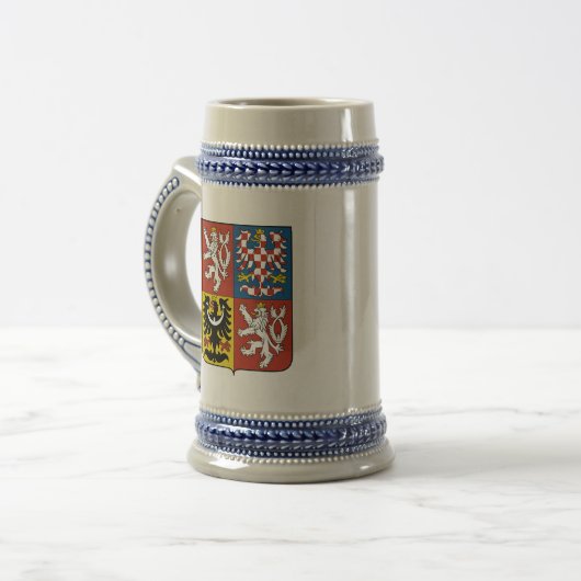 Chope À Bière emblème tchèque (Devant gauche)
