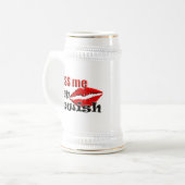 Chope À Bière Embrasse-moi Je suis juif (Devant gauche)