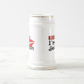 Chope À Bière Embrasse-moi Je suis juif (Centre)