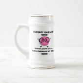 Chope À Bière EMBRASSEZ VOTRE Stein NERD INNER (Gauche)