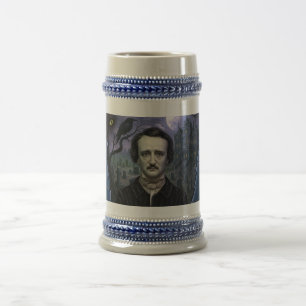 Chope à bière en art gothique d'Edgar Allan Poe av