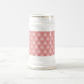 Chope à bière en rose gold capitonnée (Centre)