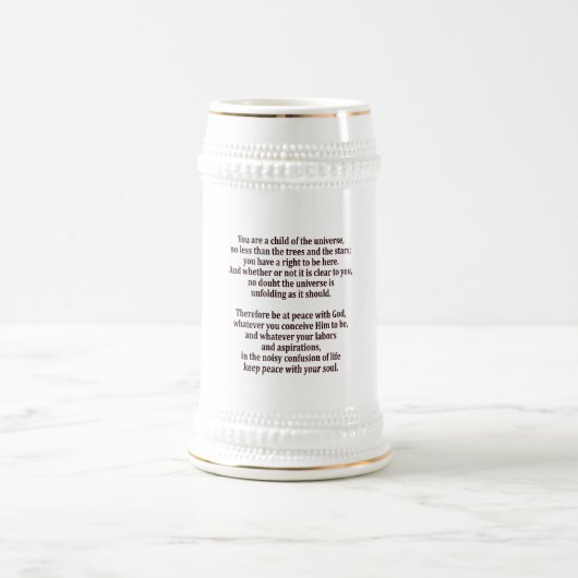 Chope À Bière Enfant de l'univers (Centre)