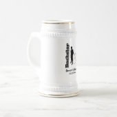 Chope À Bière Enterrement de vie de jeune garçon - stein (Devant gauche)