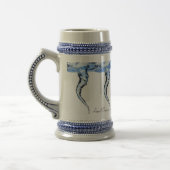 Chope À Bière Entonnoir liquide Stein de crâne (Gauche)