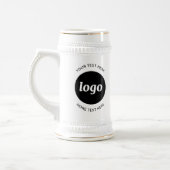 Chope À Bière Entreprise de logo et de texte simple (Gauche)