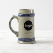 Chope À Bière Entreprise de logo et de texte simple (Gauche)