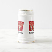 Chope À Bière Enveloppe rouge chinoise Lucky Corgi Année du chie (Centre)