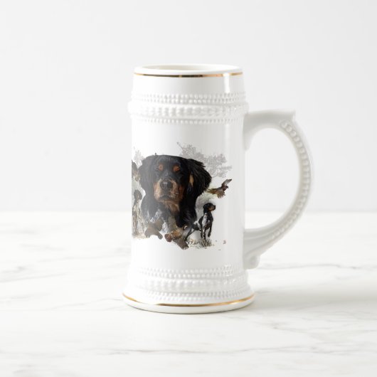 Chope À Bière Epagneul Breton, Brittany Spaniel     (Droite)