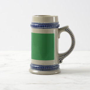 Chope À Bière Épingle à bouton vert émeraude personnalisée