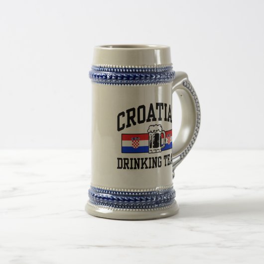 Chope À Bière Équipe croate de boisson (Devant droit)