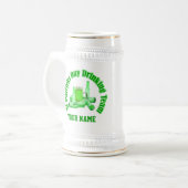 Chope À Bière Équipe d'alcools personnalisée de St Patrick (Devant gauche)