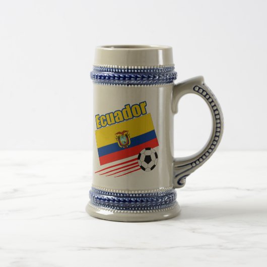 Chope À Bière Équipe de football de l'Equateur (Droite)