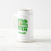 Chope À Bière Equipe irlandaise de boisson St Patrick's day (Devant gauche)