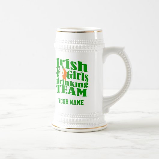 Chope À Bière Equipe irlandaise de boisson St Patrick's day (Droite)