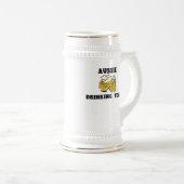 Chope À Bière Équipe potable australienne Stein (Devant droit)