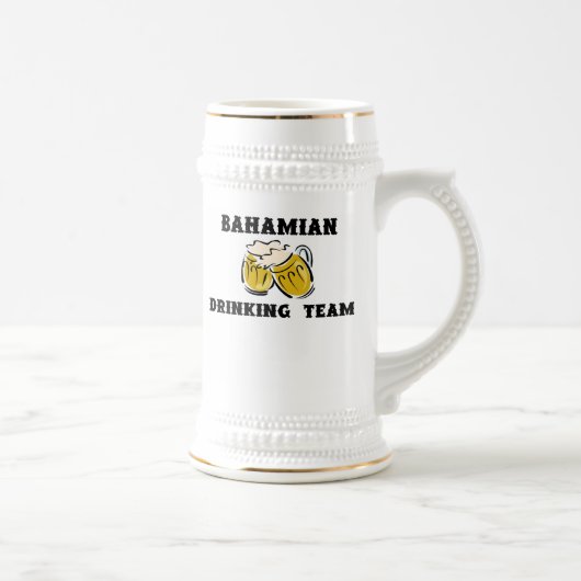Chope À Bière Équipe potable bahamienne Stein (Droite)