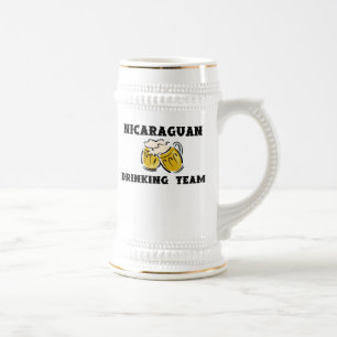 Chope À Bière Équipe potable de Nicaragua Stein