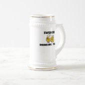 Chope À Bière Équipe potable suédoise Stein (Devant droit)