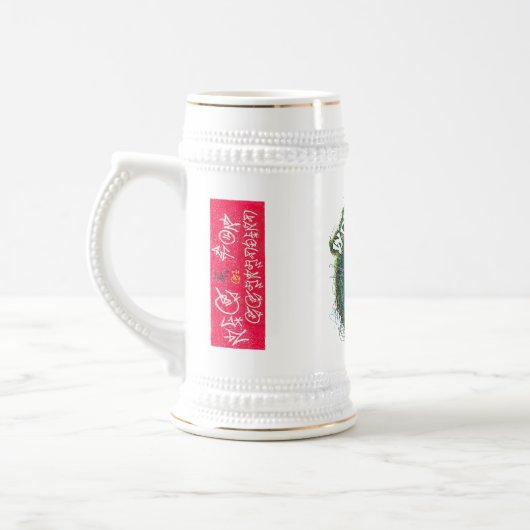 CHOPE À BIÈRE ESCALIER "WOW" (Gauche)