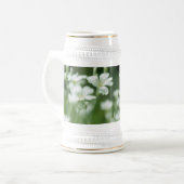 Chope À Bière été fleurs de jardin blanches (Devant gauche)