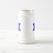 Chope À Bière Étoile de David & Symbole de Vie (Centre)