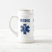 Chope À Bière Étoile de médecin de la vie (Gauche)