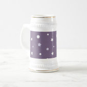 Chope À Bière Étoiles violettes (Devant gauche)