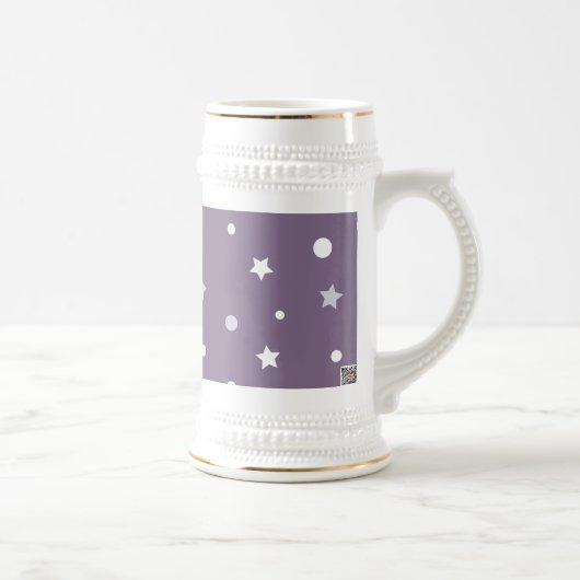 Chope À Bière Étoiles violettes (Droite)