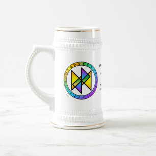 Chope À Bière Éveillez-vous à la joie ! Bindrune Mead Stein