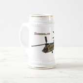 Chope À Bière Exemple d'hélicoptère militaire Chinook (Devant gauche)