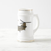 Chope À Bière Exemple d'hélicoptère militaire Chinook (Devant droit)