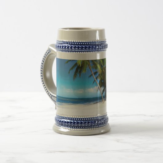 Chope À Bière Exotic beach throw pillow (Devant gauche)