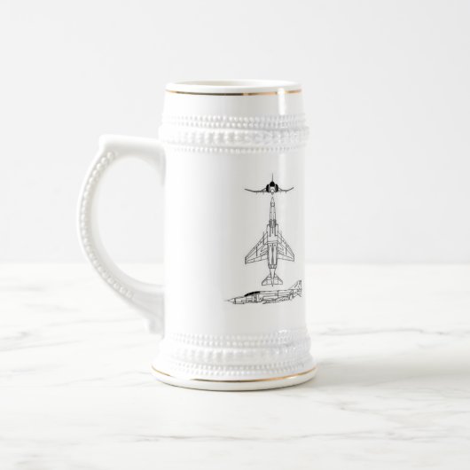 Chope À Bière F-4 fantôme Stein (Gauche)