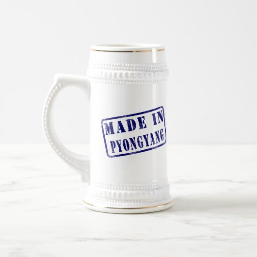Chope À Bière Fait à Pyong Yang (Gauche)