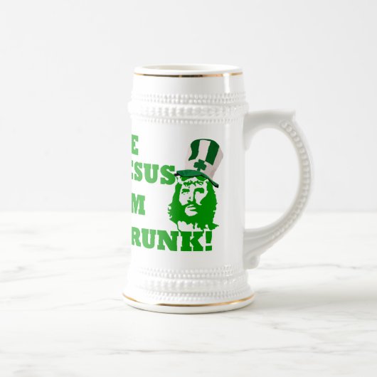 Chope À Bière Fantastique Saint Patrick de Jésus (Droite)