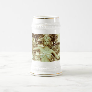 Chope À Bière Fée d'hiver dans l'art fantastique de la forêt enn