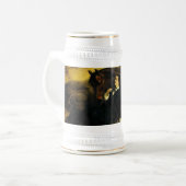 Chope À Bière Femme et Cheval (Devant gauche)