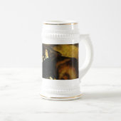 Chope À Bière Femme et Cheval (Devant droit)