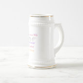 Chope À Bière Femme fière (Devant droit)