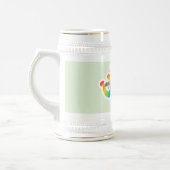 Chope À Bière Fer à cheval et trèfle chanceux cool (Gauche)